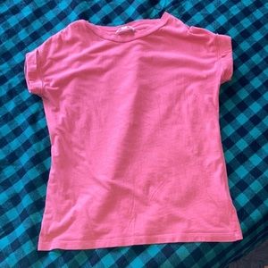 All Saints T-Shirt with rolled up sleeve detail